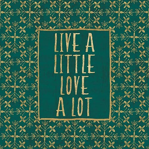 Live a Little Art Print