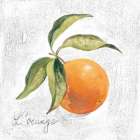 L Orange on White Art Print