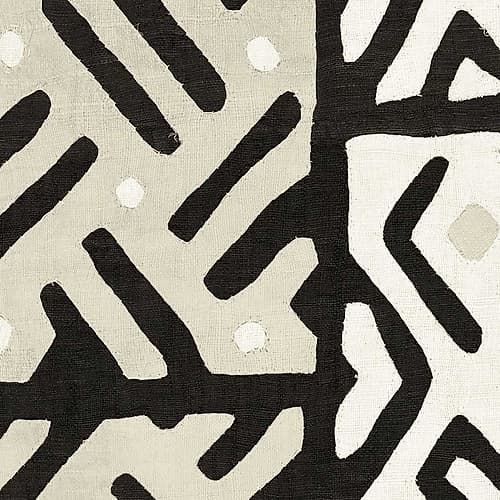 Kuba Cloth I Sq II Neutral Art Print by Wild Apple Portfolio