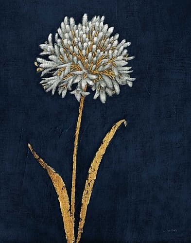 Shimmering Summer I Indigo Crop Art Print