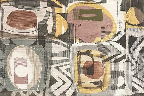 Graphic Abstract III Sunbaked Art Print by Wild Apple Portfolio