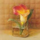 Calla Lily in Glass Art Print
