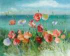 Coastal Poppies Art Print