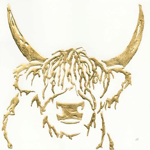 Gilded Highlander I Art Print