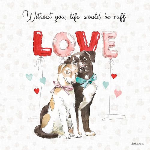 Paws of Love IV Art Print
