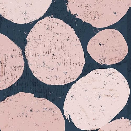 Raw Sienna IX Pink Art Print