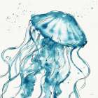 Deep Sea X Teal Art Print