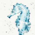 Deep Sea XI Teal Art Print