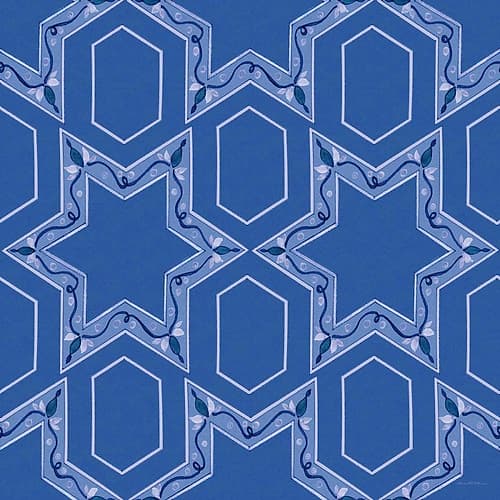 Celebrating Hanukkah Pattern VIII Art Print