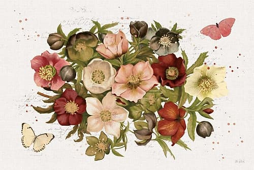 Vintage Petals IV Art Print