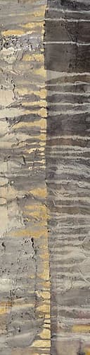 Tectonic II Gold Crop Art Print