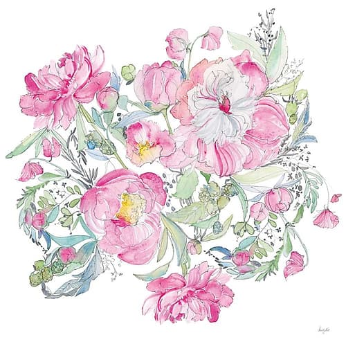 Pink Peonies Art Print