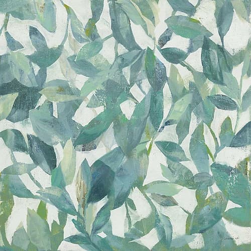Summer Garden Greenery I Light Art Print