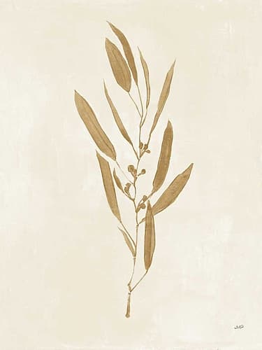 Botanical Study I Gold Crop Nature Print