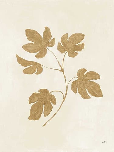 Botanical Study III Gold Crop Nature Print
