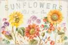 Floursack Autumn IX Sunflowers Art Print