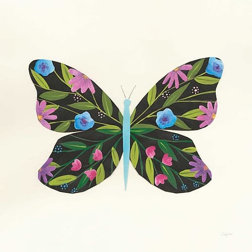 Butterfly Garden III Art Print