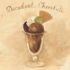 Decadent Chocolate Sundae Art Print