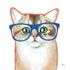 Bespectacled Pet II Art Print