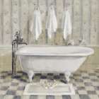 Victorian Bath IV White Tub Art Print