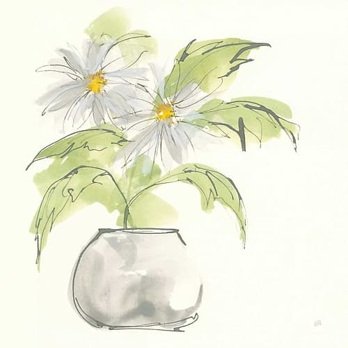 Plant Daisy I Art Print