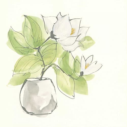 Plant Magnolia II Art Print