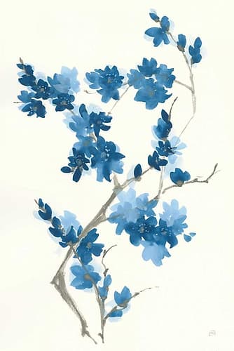 Blue Branch III Art Print
