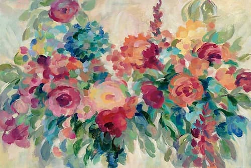 Flower Market Art Print