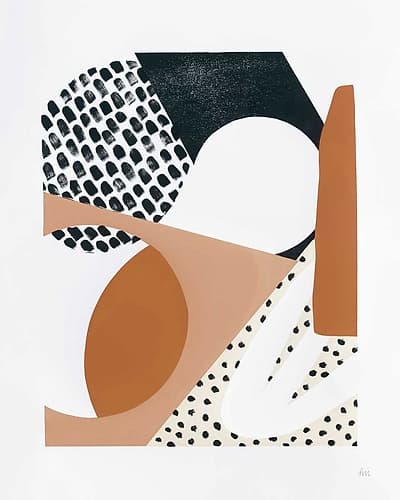 Luminous Tumble I Warm Art Print by Laura Marshall