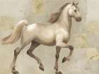 Majestic White Griege Art Print