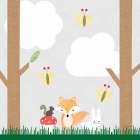 Woodland Animals II Art Print