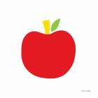 Red Apple Art Print