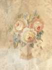 Faded Pink White Roses Art Print