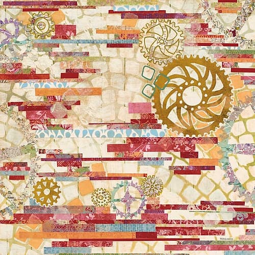 EU Timetable I Red Art Print