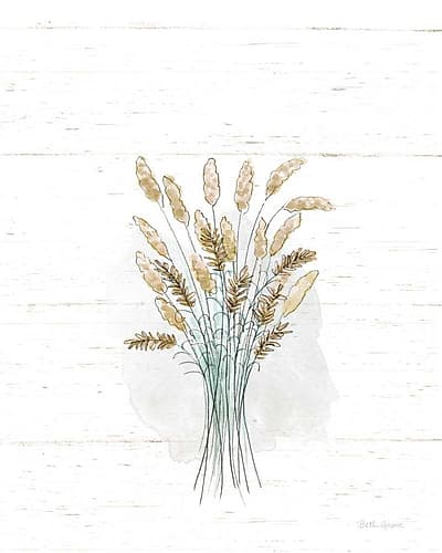 Farmhouse Cotton VII No Words Neutral Word Art Print