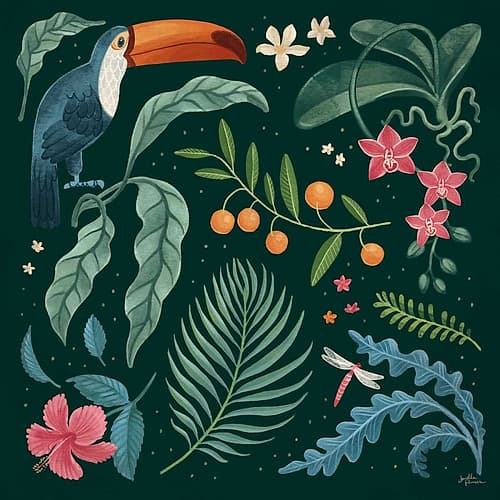 Jungle Love III Art Print