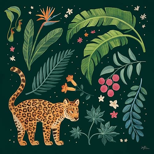 Jungle Love IV Art Print