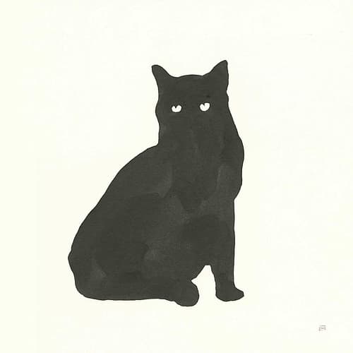 Black Cat V Art Print