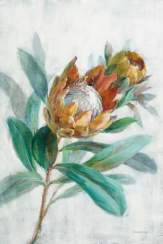Tropical Protea Art Print