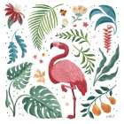 Jungle Love VI White Art Print