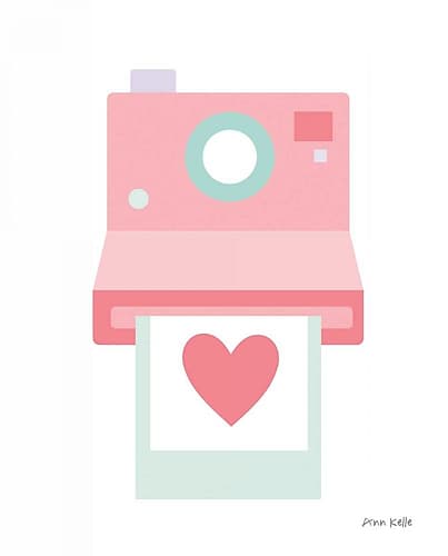 Polaroid Camera Art Print