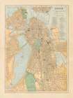 Boston Map Vintage Print