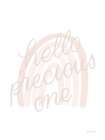 Boho Nursery III Blush Crop Art Print