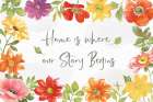 Farmhouse Floral I Art Print