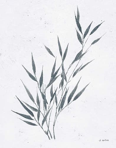 Soft Summer Sketches III Blue Art Print