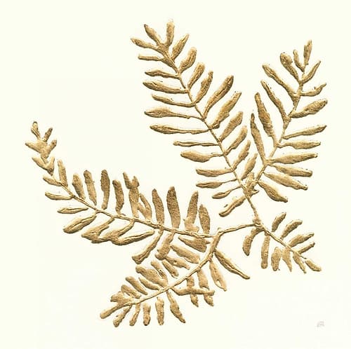 Gilded Fern II Nature Print