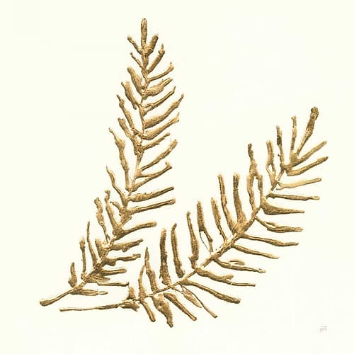 Gilded Fern IV Nature Print