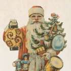 Victorian Santa II Art Print