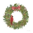 Woodland Wreath No Words IV Art Print