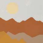 Desert Sun II Art Print